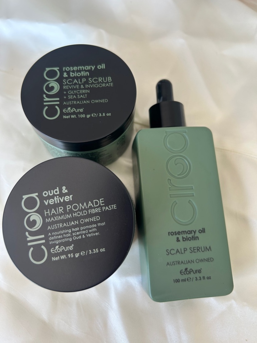 Ciroa Hair Care Bundle – Rosemary Oil & Biotin Collection (3 Pieces)